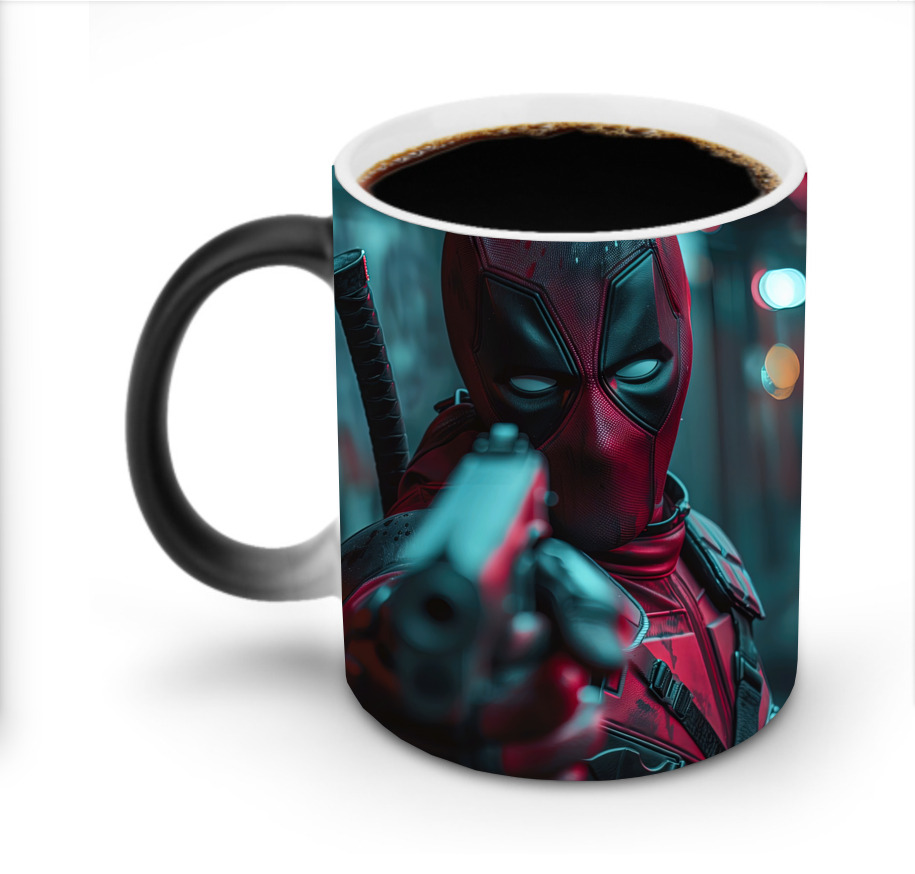 （画像用） Deadpool デッドプール 温度変色マグカップ