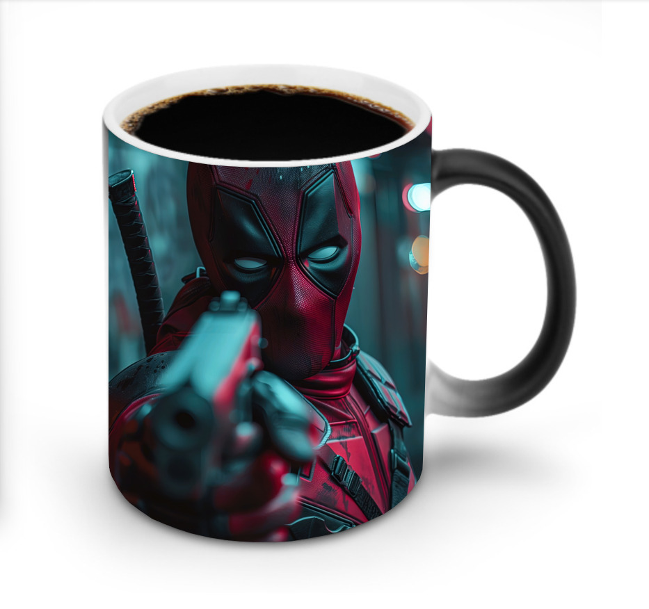 （画像用） Deadpool デッドプール 温度変色マグカップ