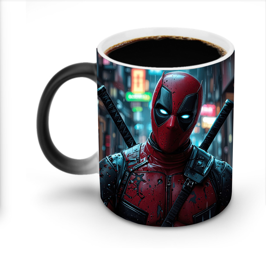 （画像用） Deadpool デッドプール 温度変色マグカップ
