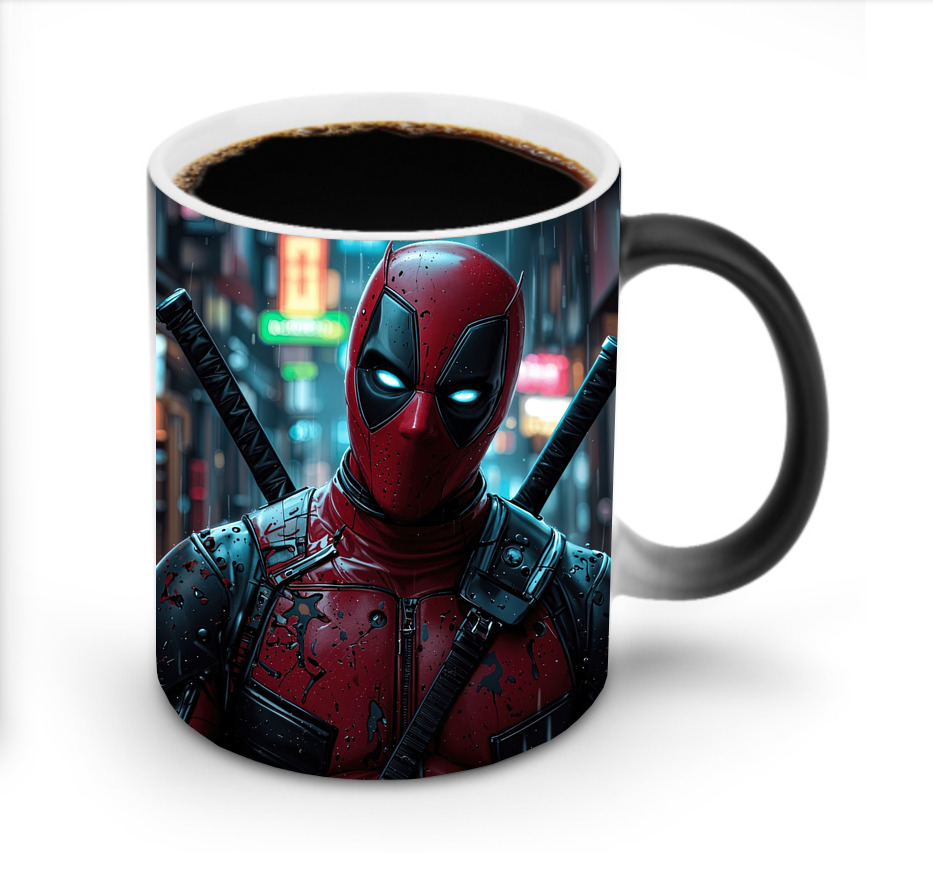 （画像用） Deadpool デッドプール 温度変色マグカップ