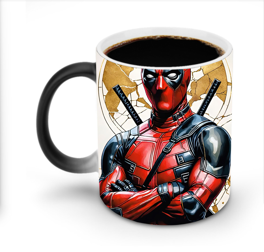 （画像用） Deadpool デッドプール 温度変色マグカップ