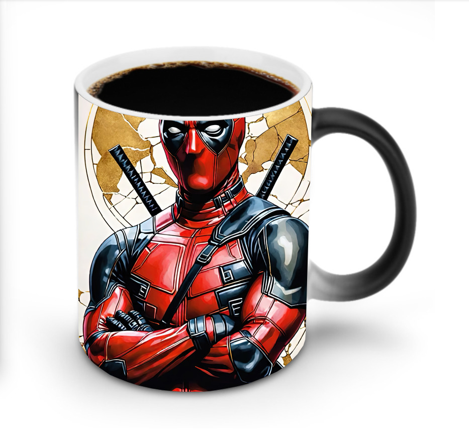 （画像用） Deadpool デッドプール 温度変色マグカップ