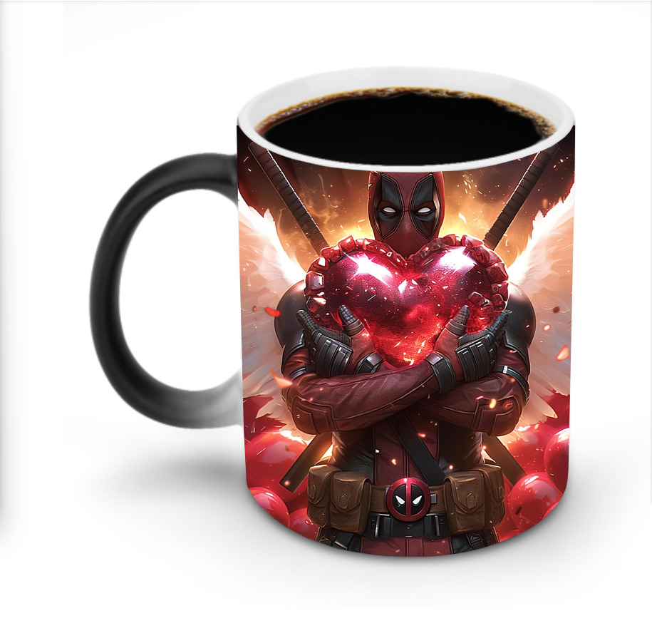 （画像用） Deadpool デッドプール 温度変色マグカップ