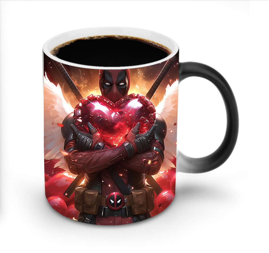 （画像用） Deadpool デッドプール 温度変色マグカップ