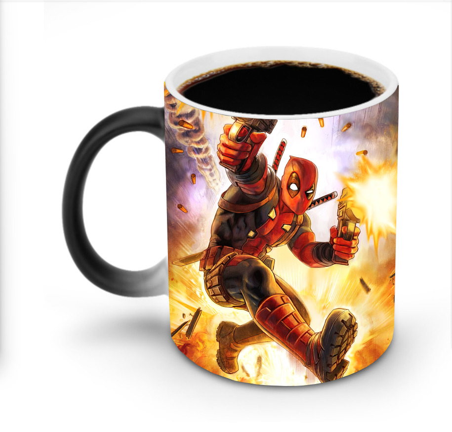 （画像用） Deadpool デッドプール 温度変色マグカップ