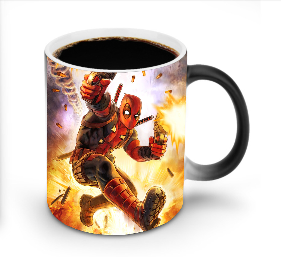 （画像用） Deadpool デッドプール 温度変色マグカップ