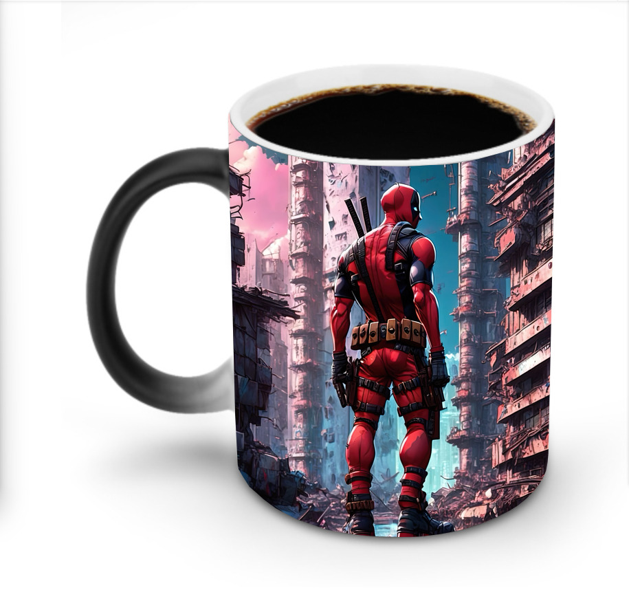 （画像用） Deadpool デッドプール 温度変色マグカップ
