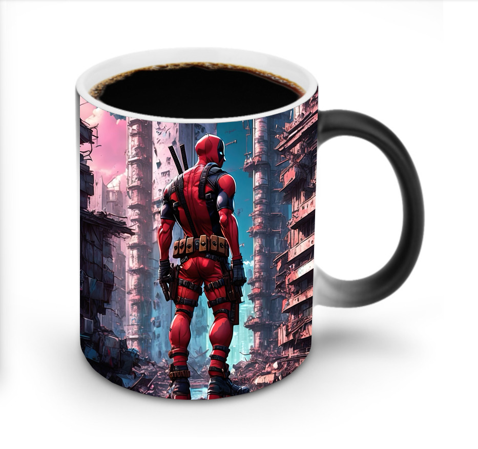 （画像用） Deadpool デッドプール 温度変色マグカップ