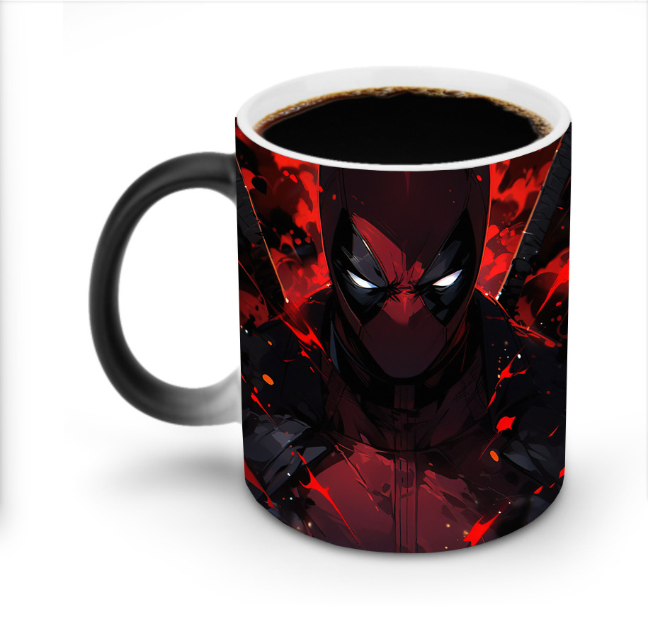 （画像用） Deadpool デッドプール 温度変色マグカップ