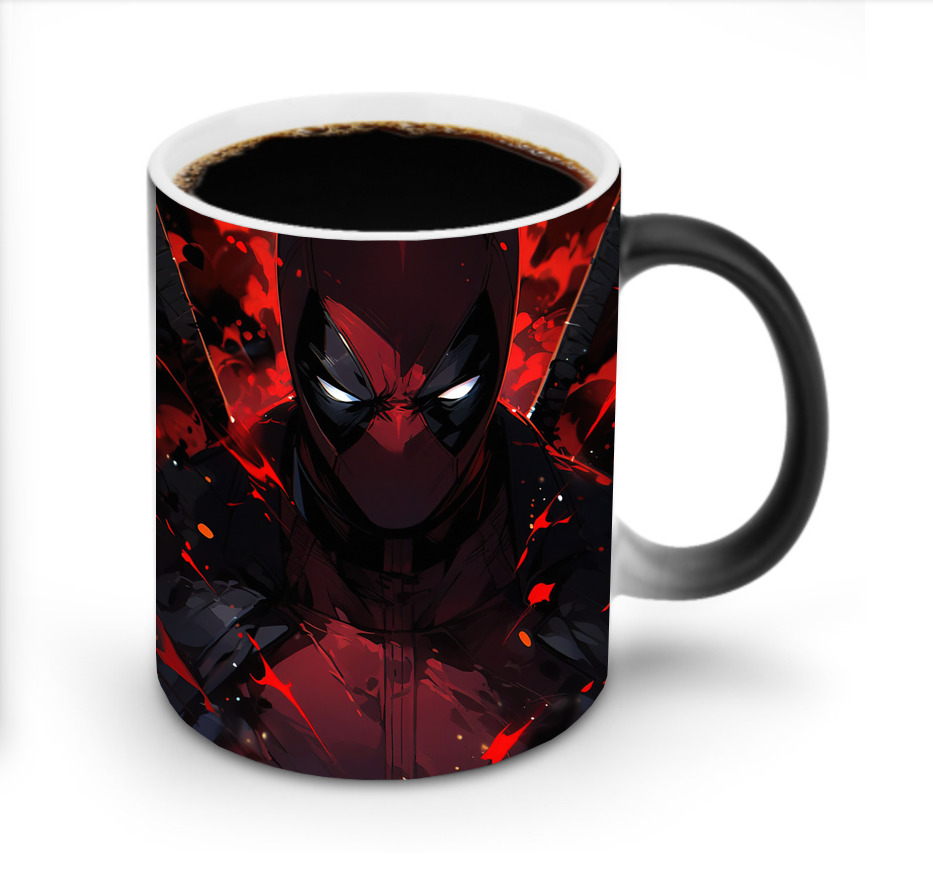 （画像用） Deadpool デッドプール 温度変色マグカップ