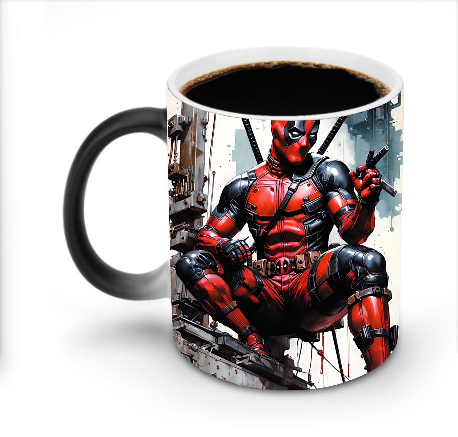 （画像用） Deadpool デッドプール 温度変色マグカップ