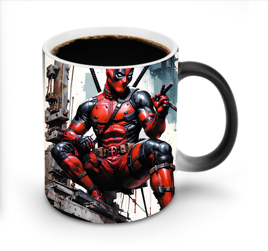 （画像用） Deadpool デッドプール 温度変色マグカップ