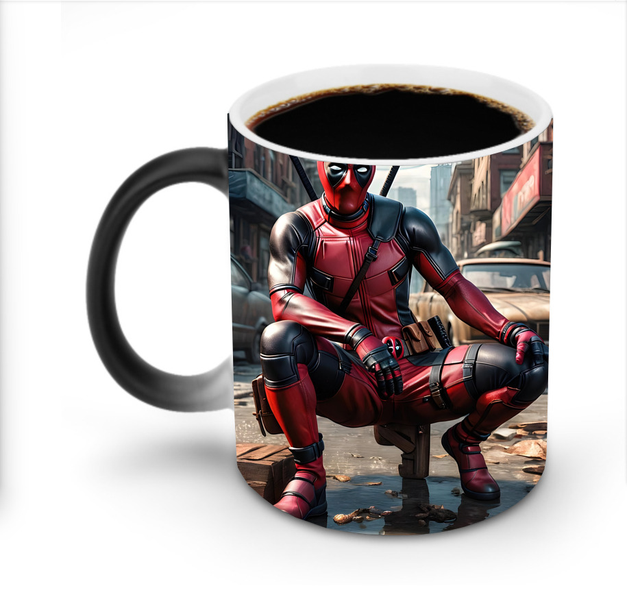 （画像用） Deadpool デッドプール 温度変色マグカップ