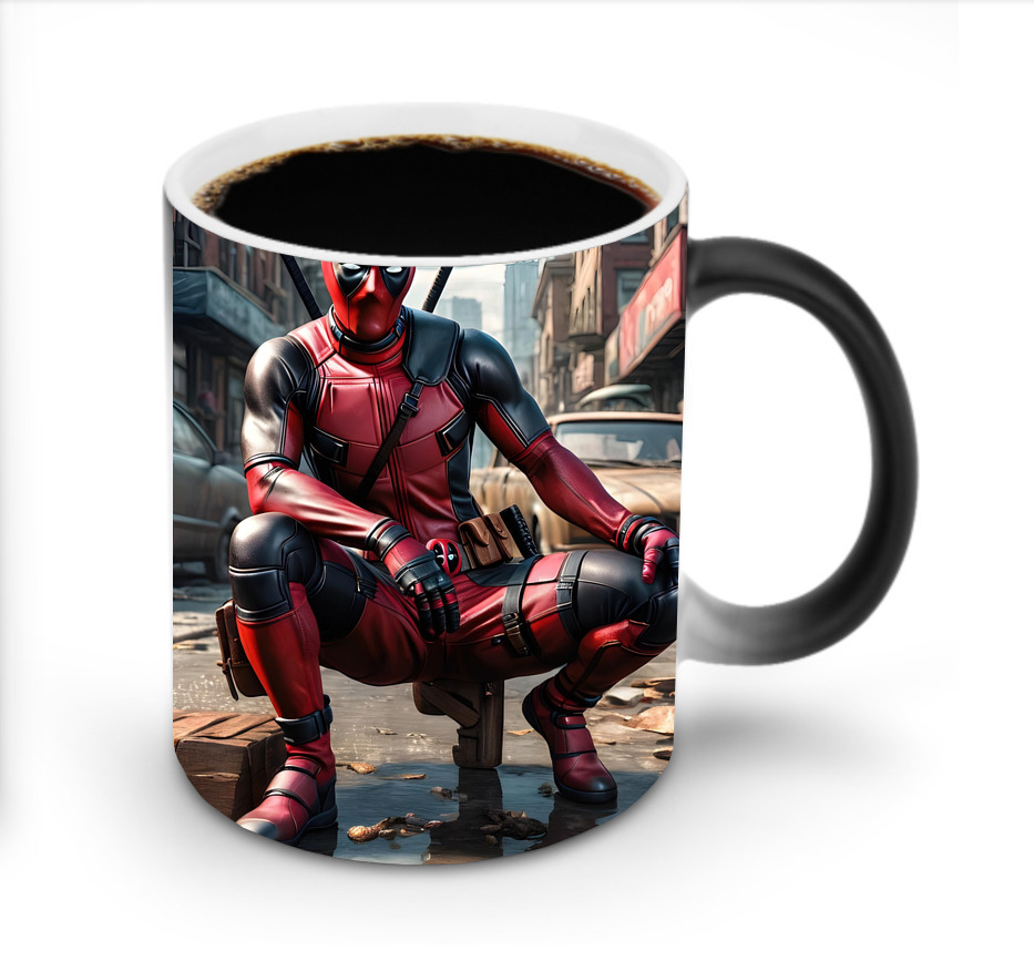 （画像用） Deadpool デッドプール 温度変色マグカップ