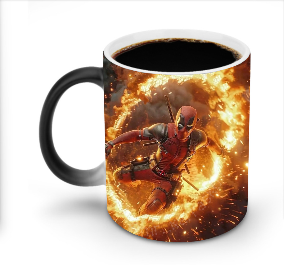 （画像用） Deadpool デッドプール 温度変色マグカップ