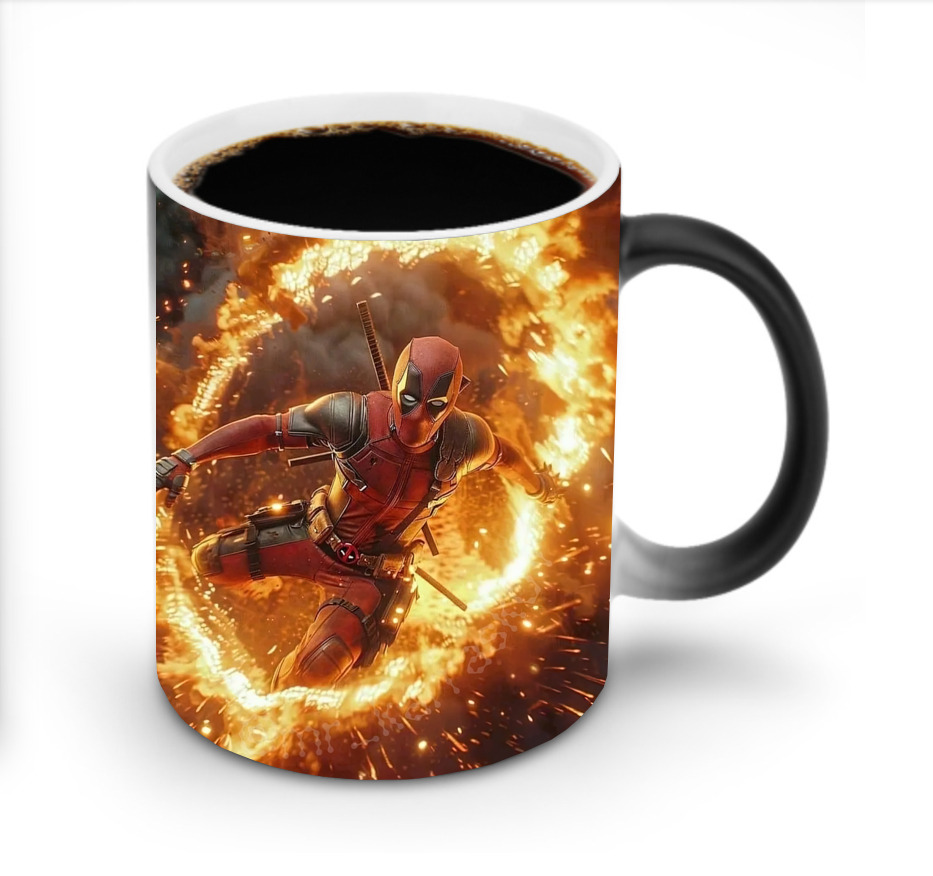 （画像用） Deadpool デッドプール 温度変色マグカップ