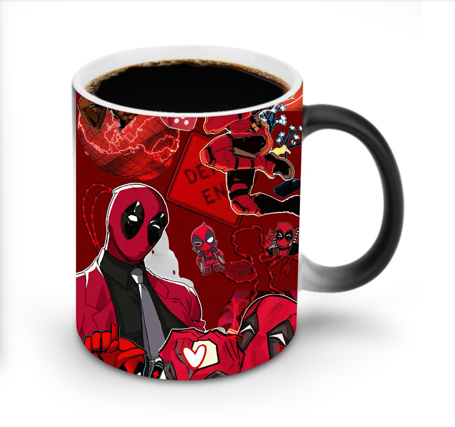 （画像用） Deadpool デッドプール 温度変色マグカップ