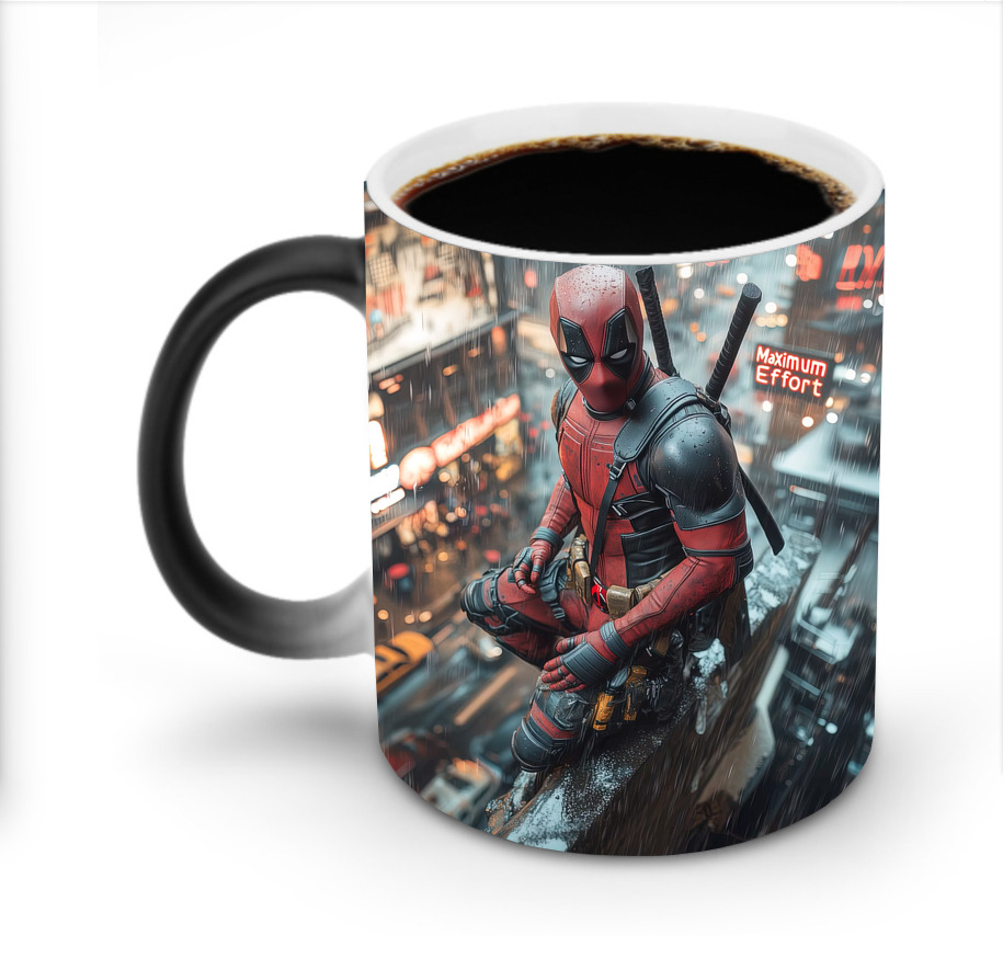 （画像用） Deadpool デッドプール 温度変色マグカップ