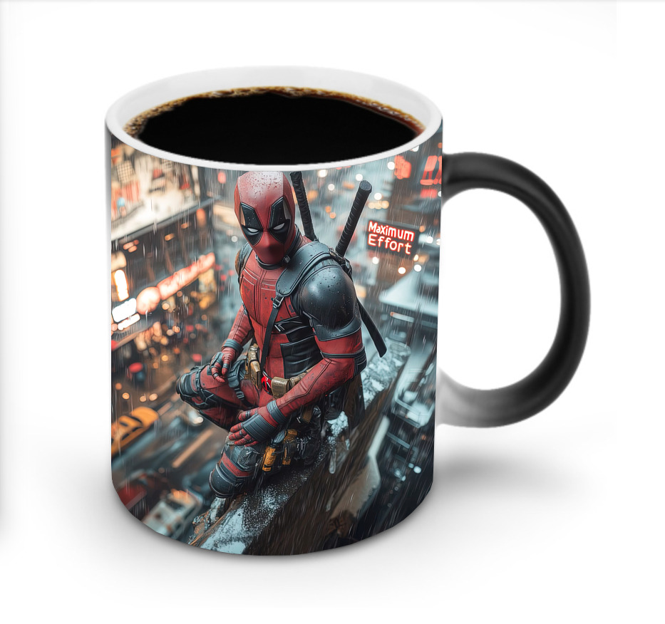 （画像用） Deadpool デッドプール 温度変色マグカップ