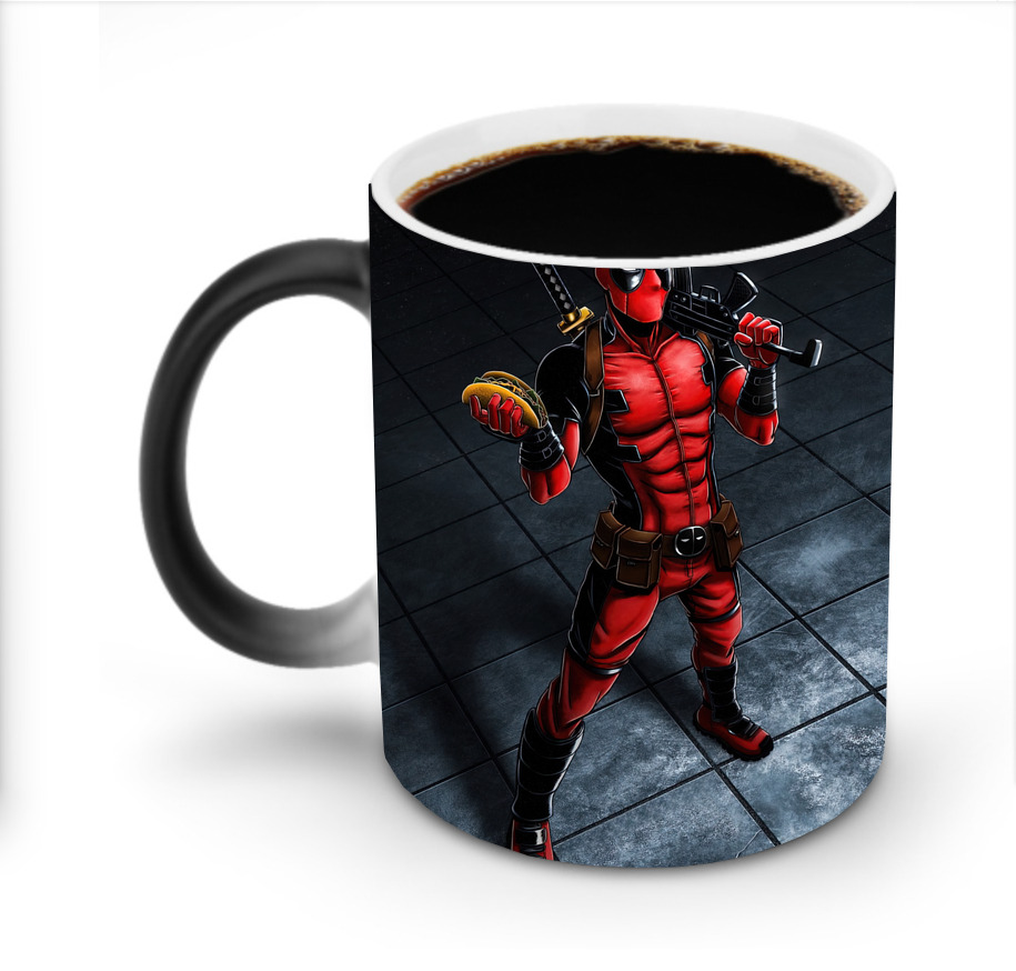 （画像用） Deadpool デッドプール 温度変色マグカップ