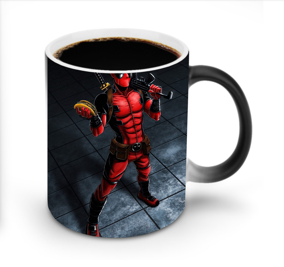 （画像用） Deadpool デッドプール 温度変色マグカップ