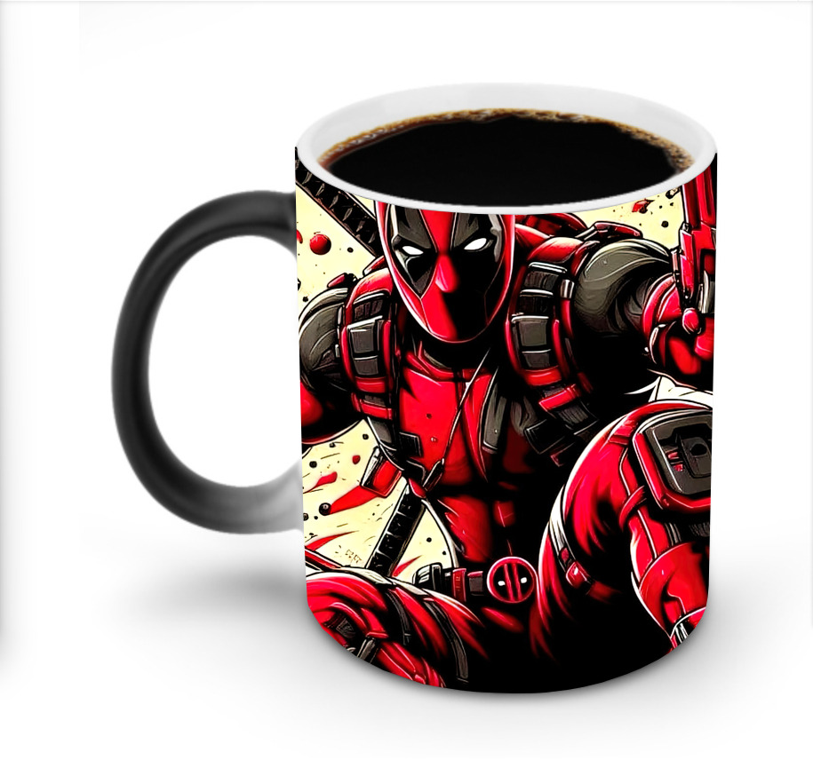 （画像用） Deadpool デッドプール 温度変色マグカップ