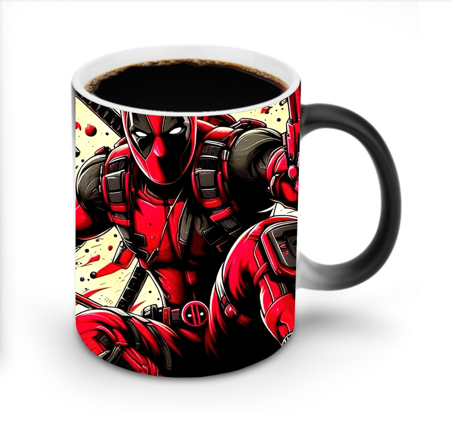 （画像用） Deadpool デッドプール 温度変色マグカップ