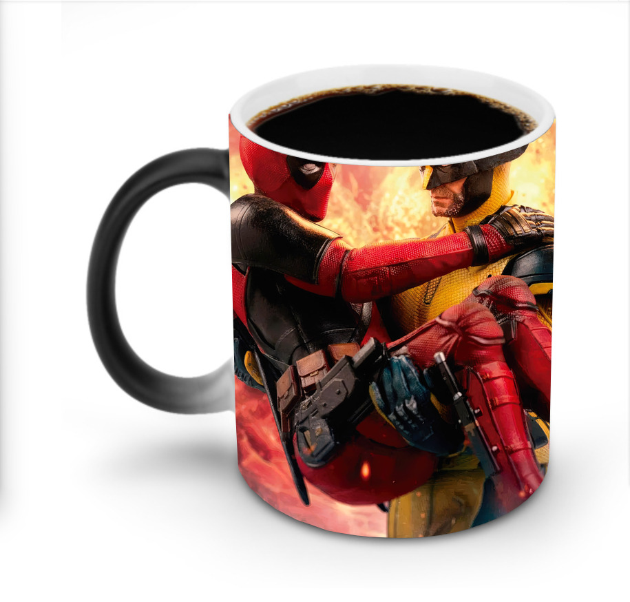 （画像用） Deadpool デッドプール 温度変色マグカップ