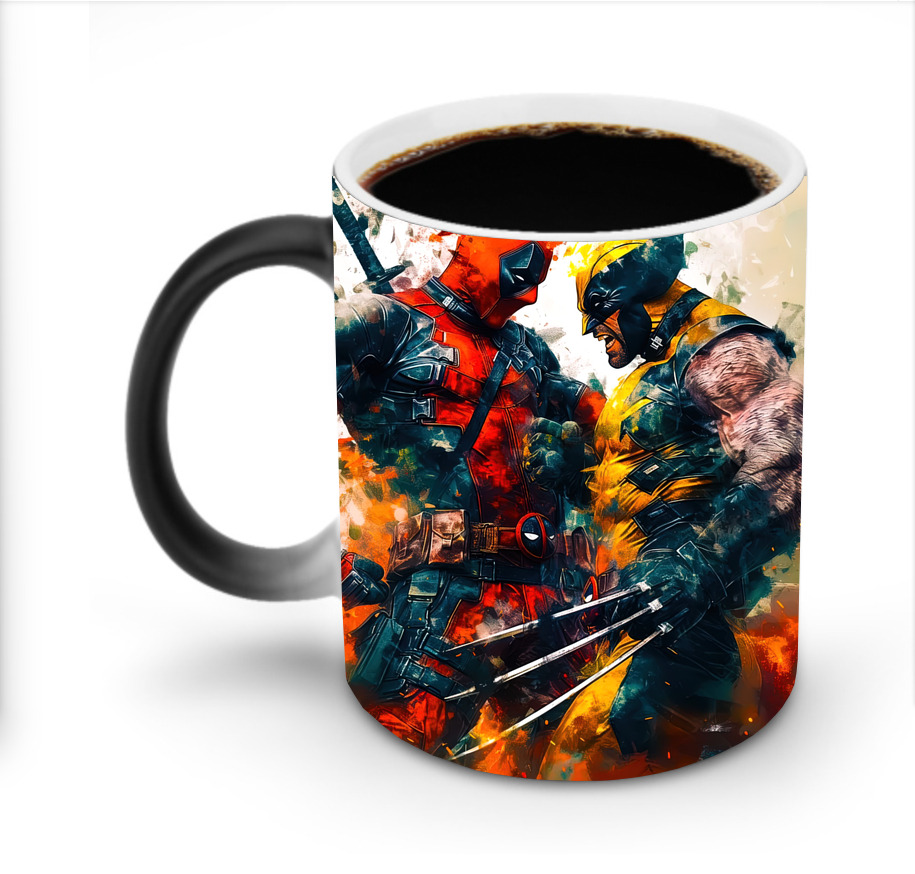 （画像用） Deadpool デッドプール 温度変色マグカップ