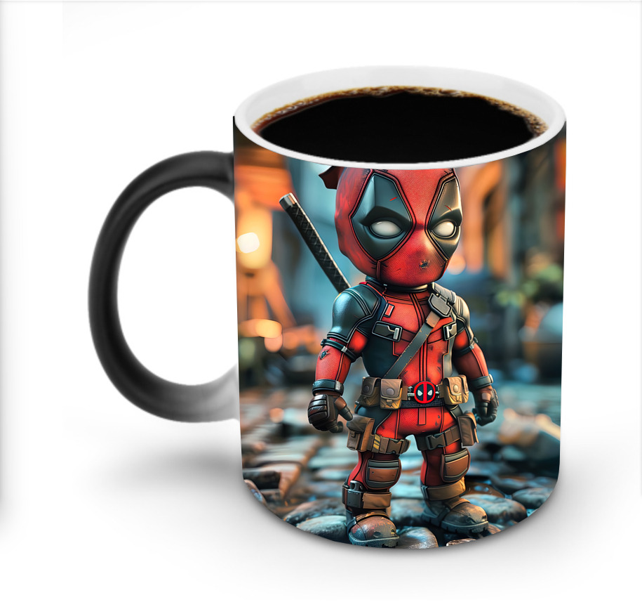 （画像用） Deadpool デッドプール 温度変色マグカップ