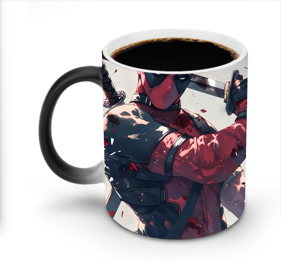 （画像用） Deadpool デッドプール 温度変色マグカップ