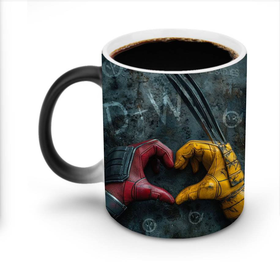 （画像用） Deadpool デッドプール 温度変色マグカップ