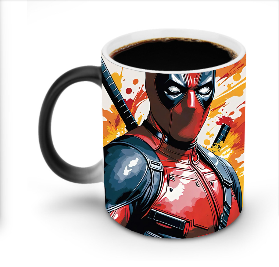 （画像用） Deadpool デッドプール 温度変色マグカップ