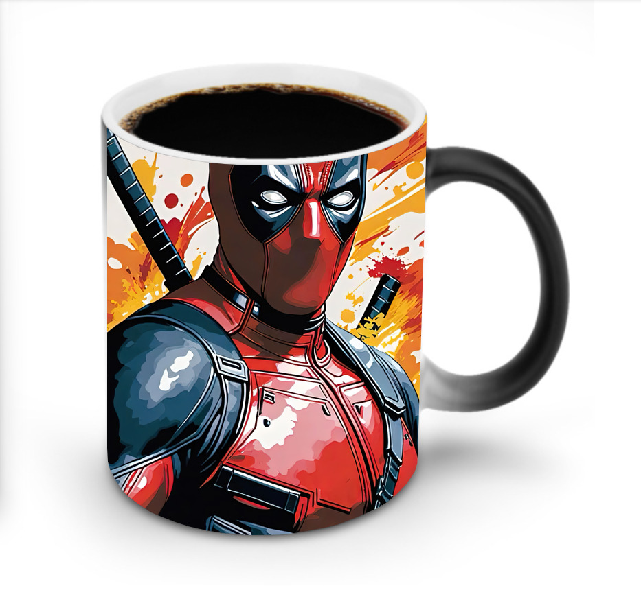 （画像用） Deadpool デッドプール 温度変色マグカップ