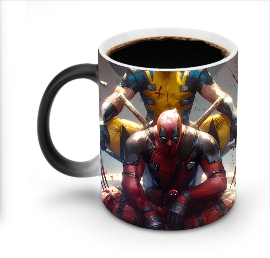 （画像用） Deadpool デッドプール 温度変色マグカップ