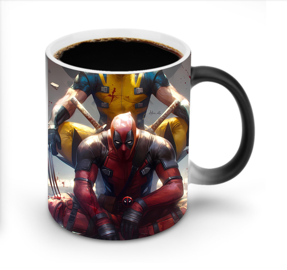 （画像用） Deadpool デッドプール 温度変色マグカップ