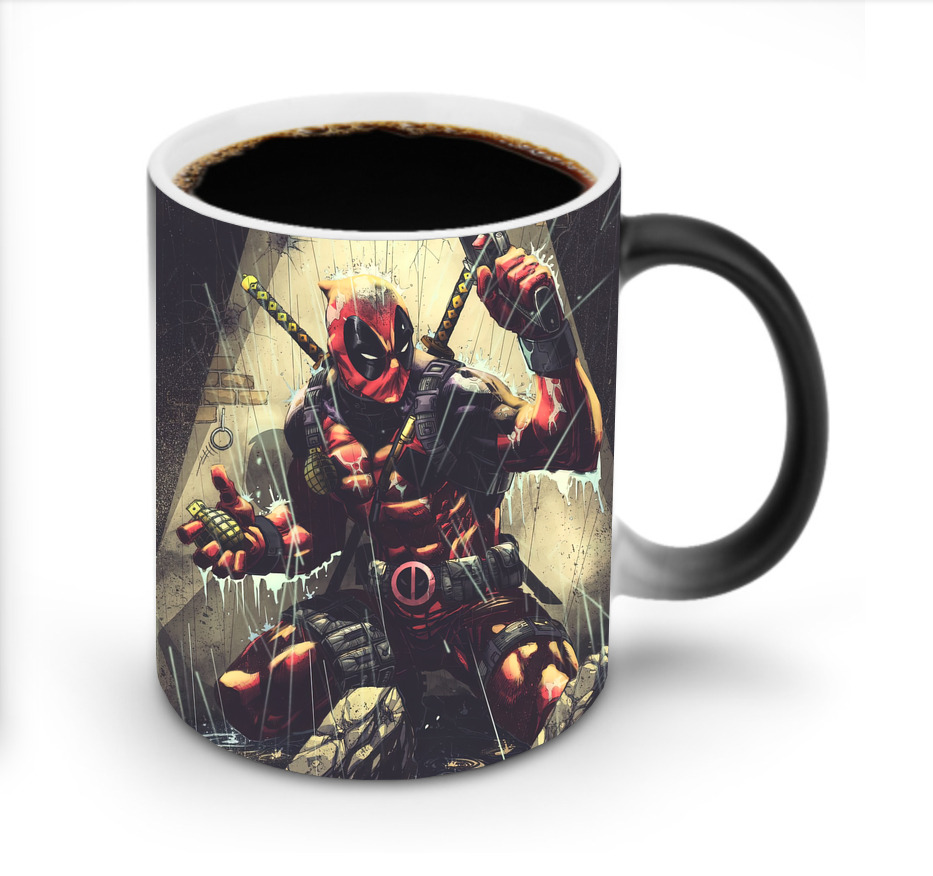 （画像用） Deadpool デッドプール 温度変色マグカップ