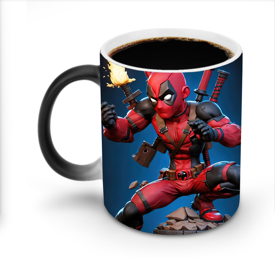 （画像用） Deadpool デッドプール 温度変色マグカップ