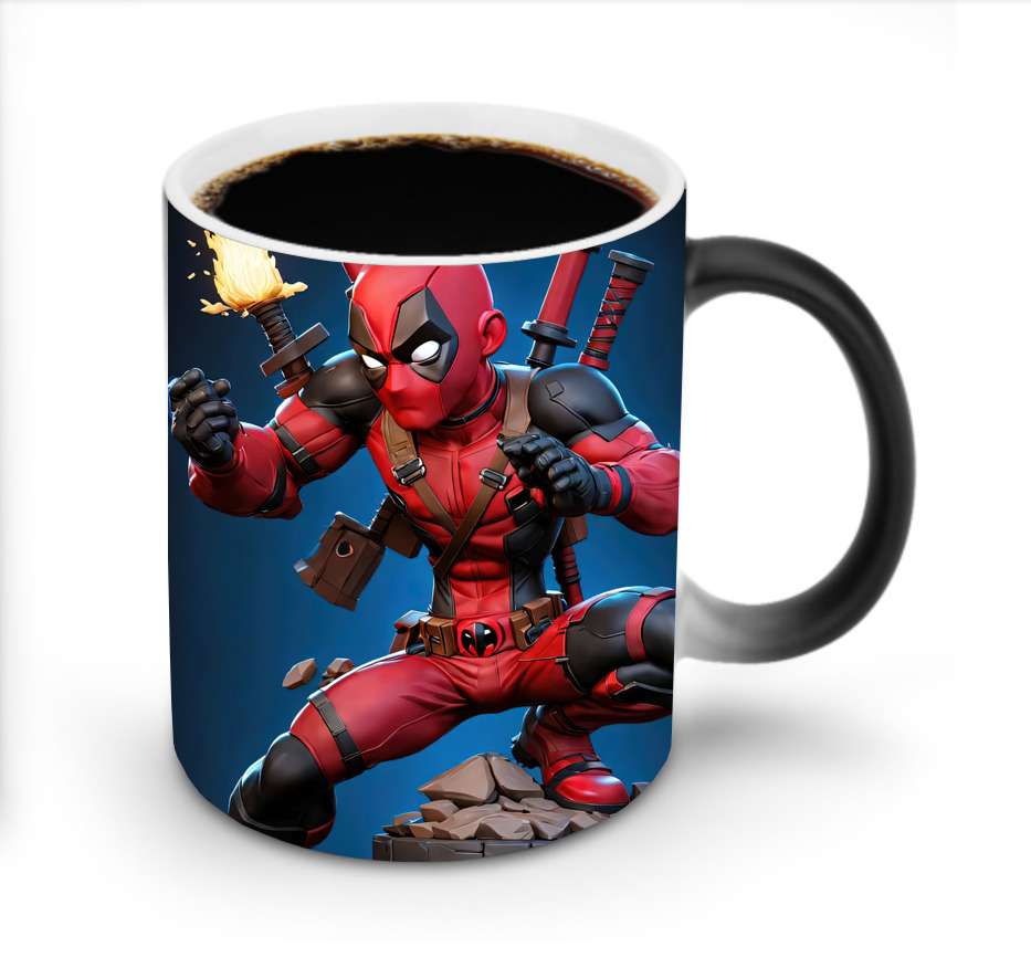 （画像用） Deadpool デッドプール 温度変色マグカップ
