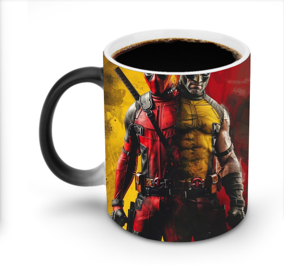 （画像用） Deadpool デッドプール 温度変色マグカップ