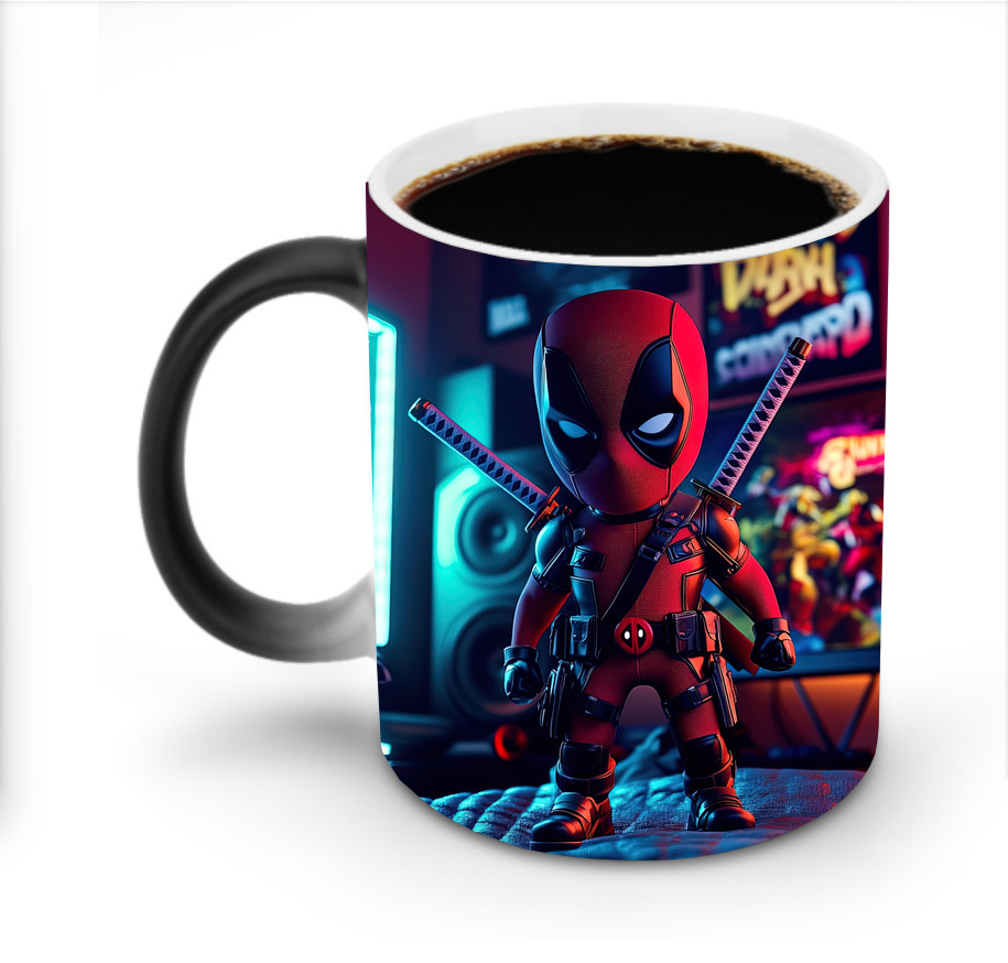 （画像用） Deadpool デッドプール 温度変色マグカップ