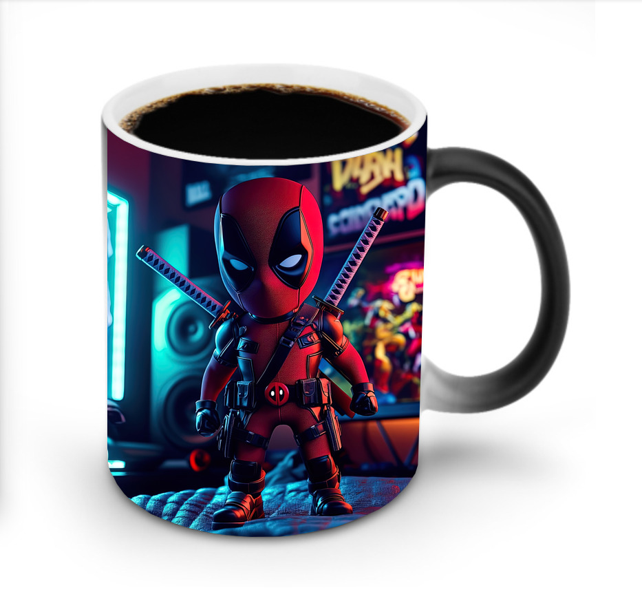 （画像用） Deadpool デッドプール 温度変色マグカップ