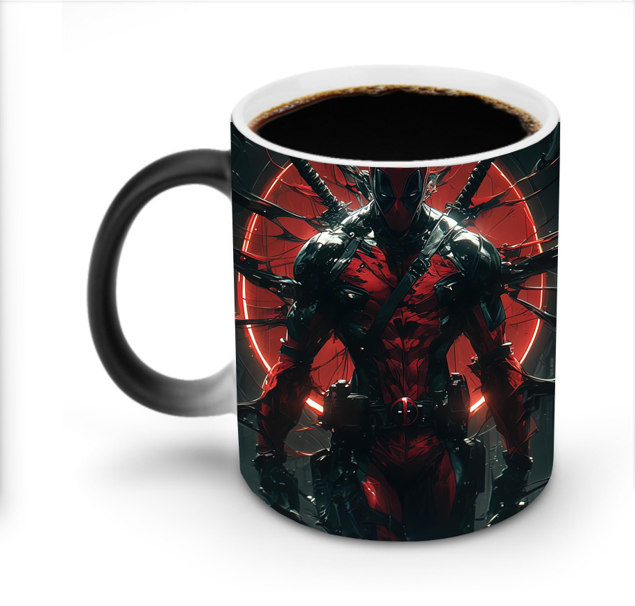 （画像用） Deadpool デッドプール 温度変色マグカップ