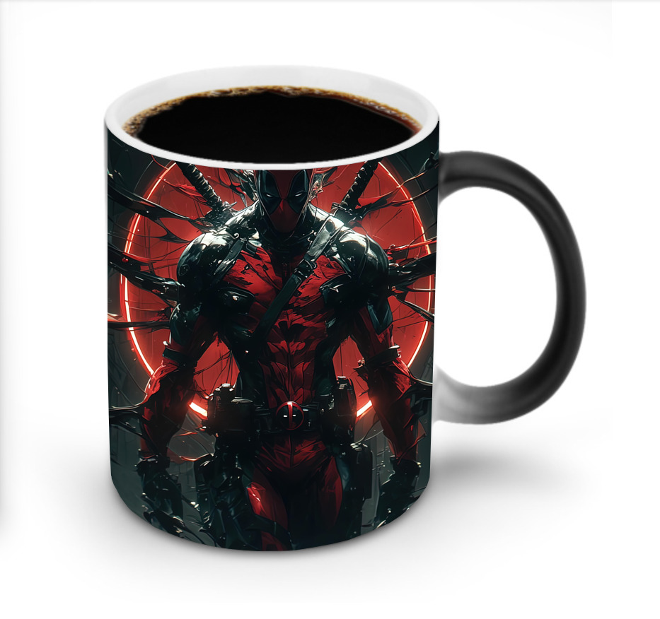 （画像用） Deadpool デッドプール 温度変色マグカップ