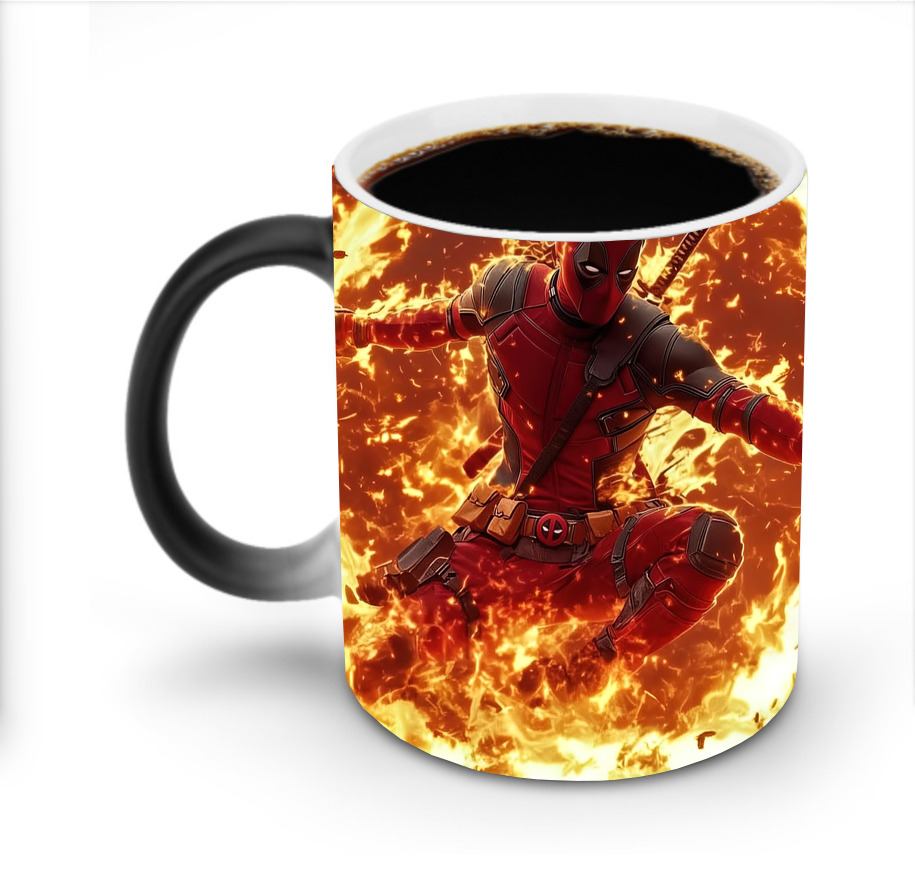 （画像用） Deadpool デッドプール 温度変色マグカップ