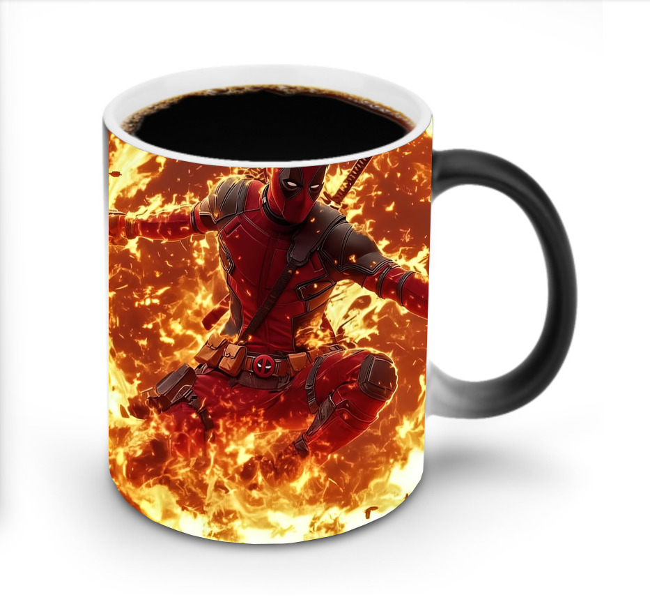 （画像用） Deadpool デッドプール 温度変色マグカップ