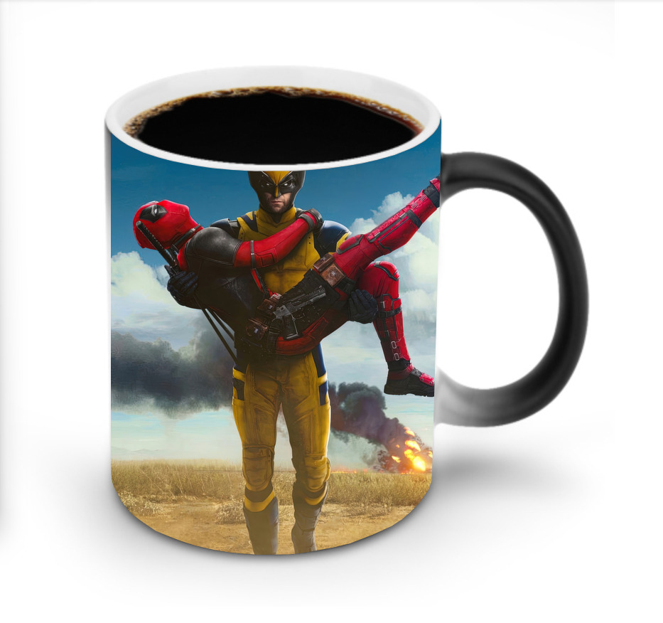 （画像用） Deadpool デッドプール 温度変色マグカップ