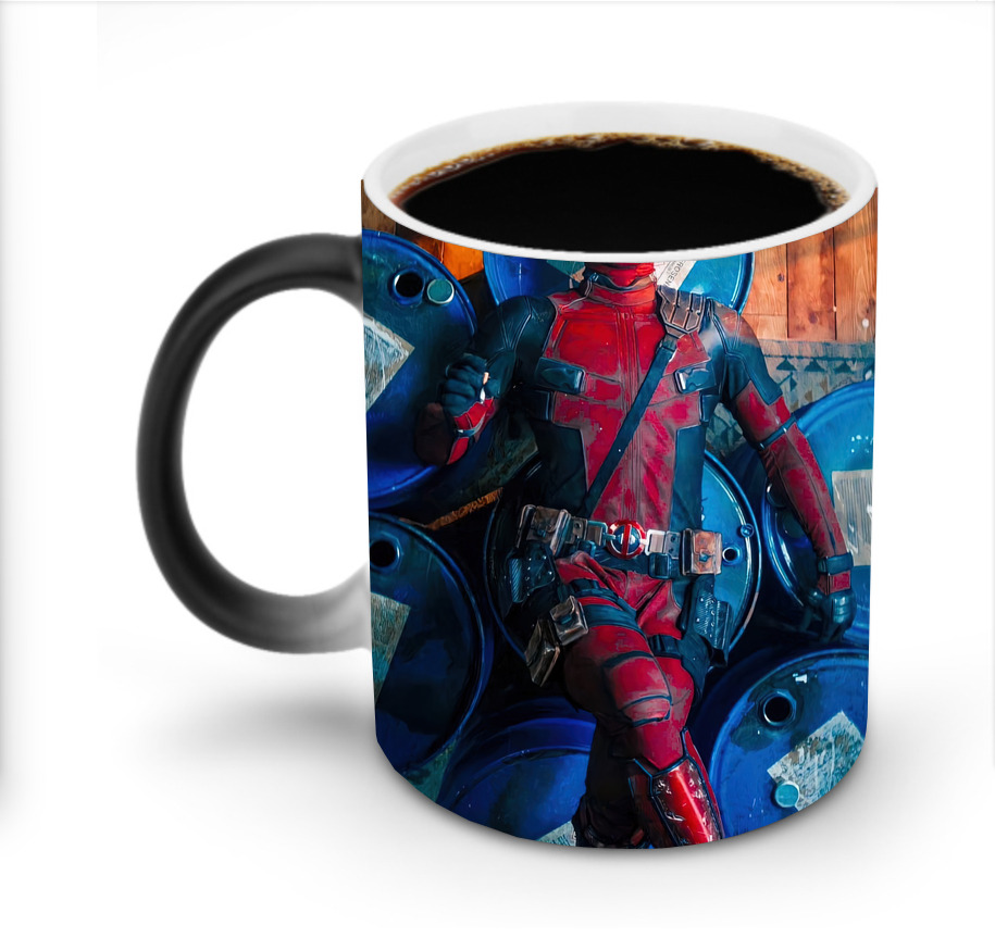 （画像用） Deadpool デッドプール 温度変色マグカップ