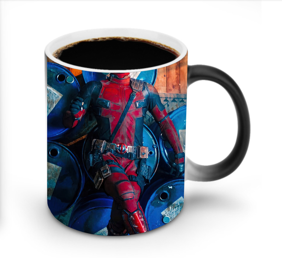 （画像用） Deadpool デッドプール 温度変色マグカップ
