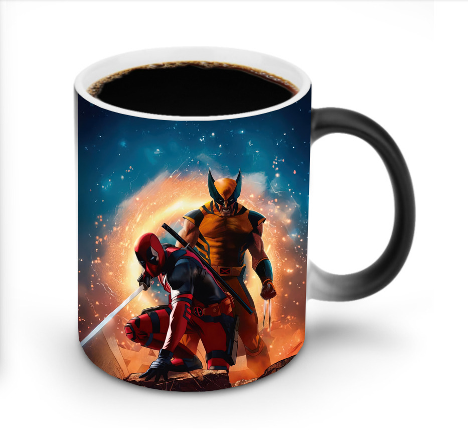 （画像用） Deadpool デッドプール 温度変色マグカップ